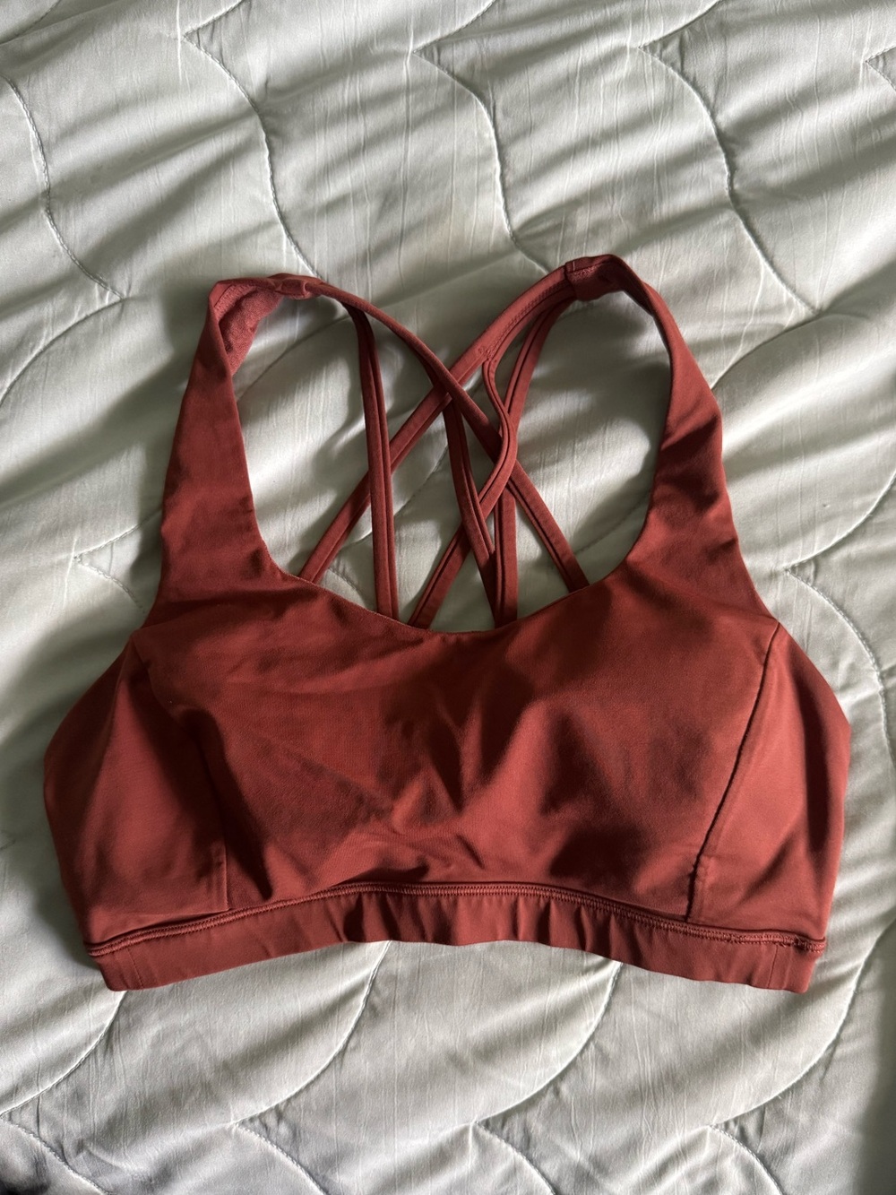 Lululemon Free to be Serene Bra Ancient Copper